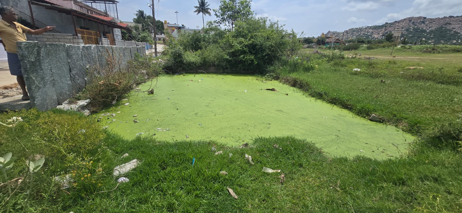 The Kalyani (stepped well) before cleaning