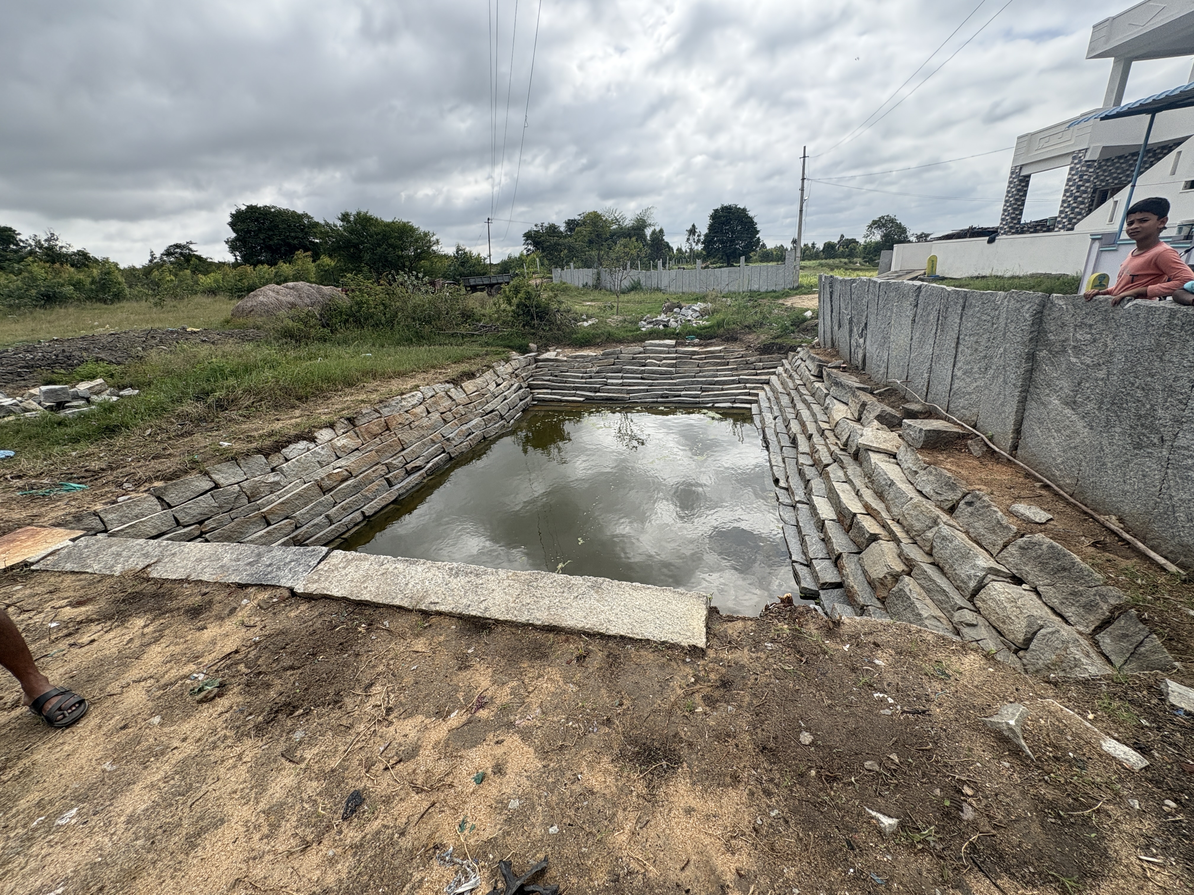 The Kalyani (stepped well) after cleaning