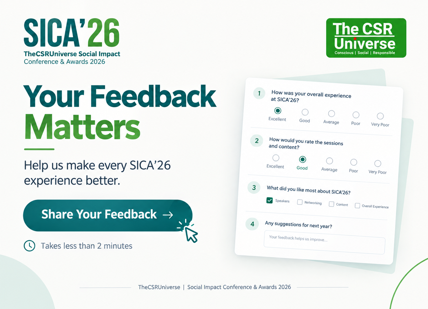 SICA'26 Feedback Form