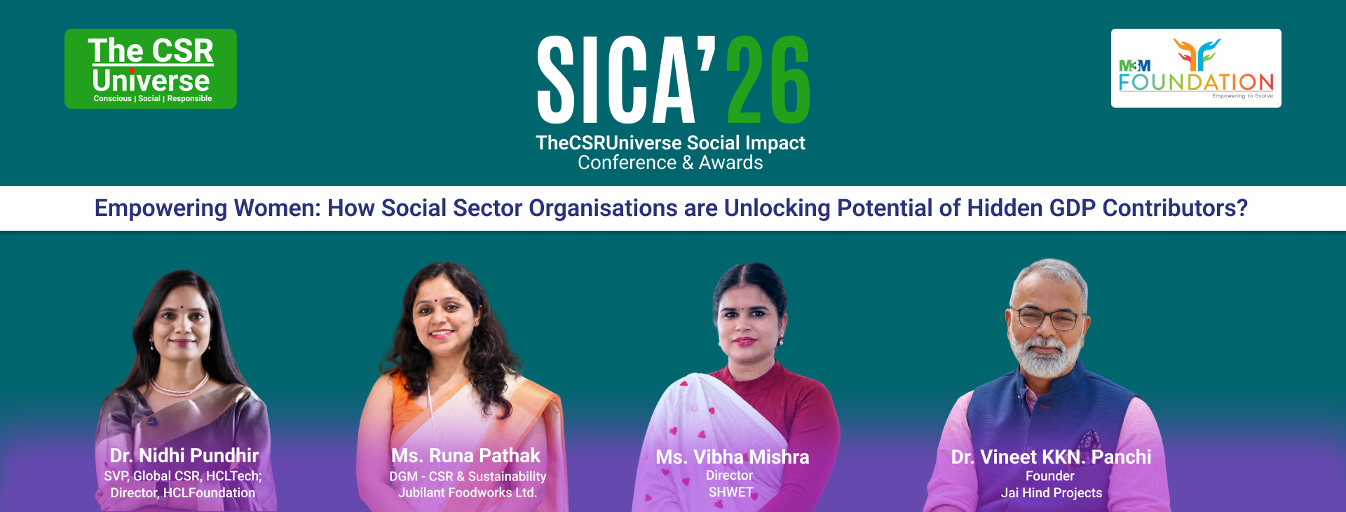 SICA 2026 – Social Impact Conference & Awards banner