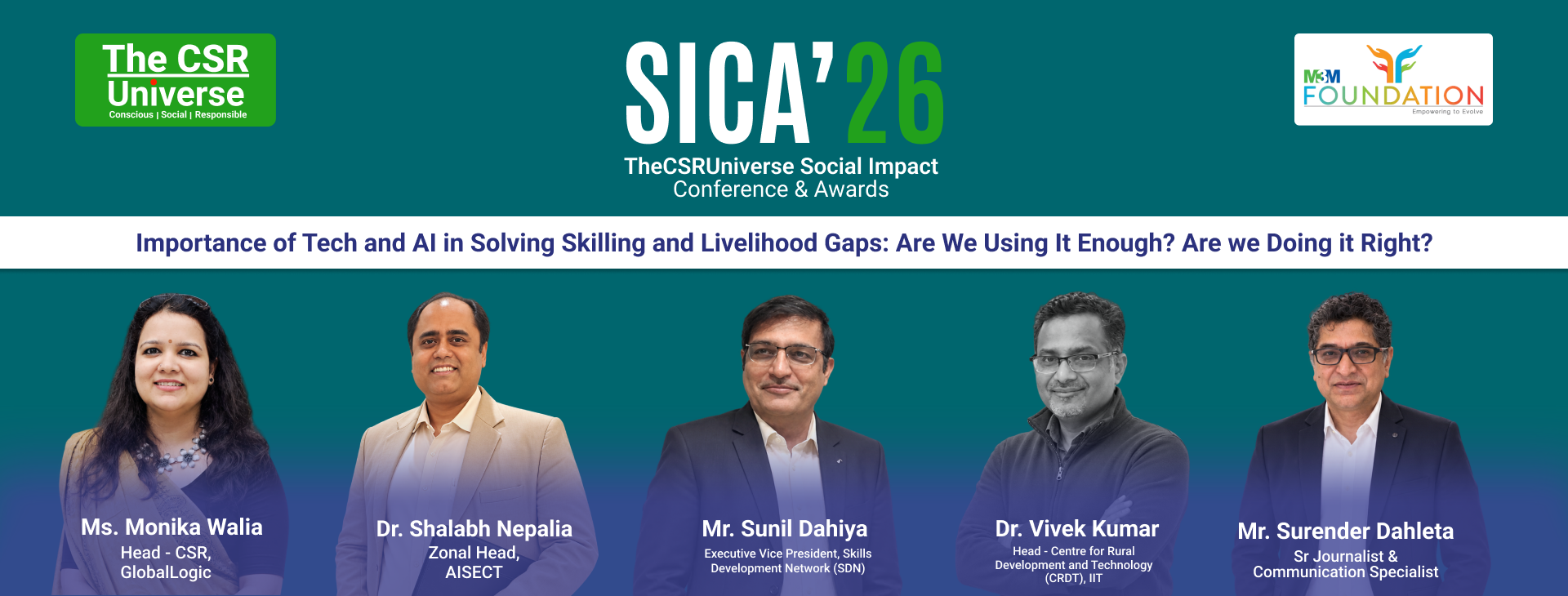 SICA 2026 – Social Impact Conference & Awards banner