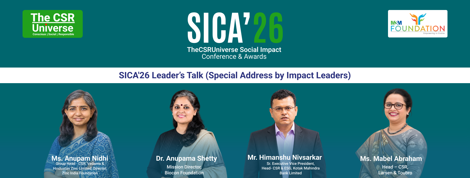 SICA 2026 – Social Impact Conference & Awards banner