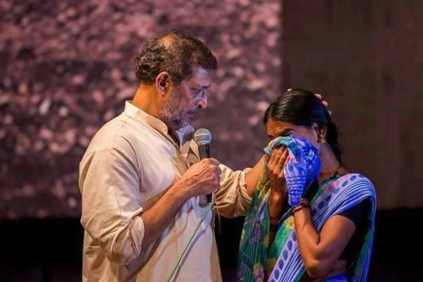 Celebrities in philanthropy: Nana Patekar lends a helping hand to farmers' widows through NAAM foundation