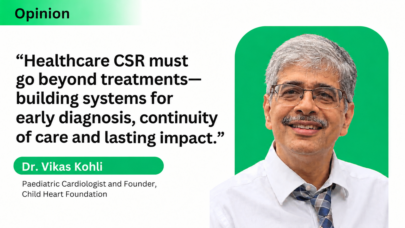 CSR in Healthcare: Moving Beyond Funding Towards Sustainable and Measurable Impact