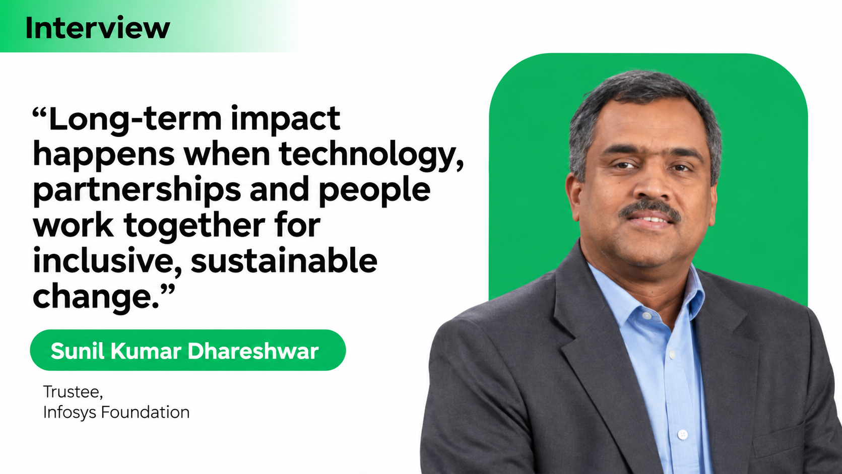 From Scale to Sustained Impact: Infosys Foundation on Building Lasting Social Change