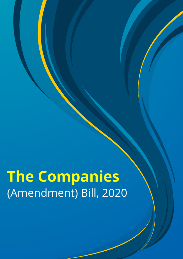 Cover of The Companies (Amendment) Bill, 2020