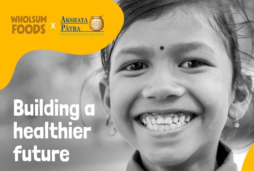 Wholsum Foods partners with Akshaya Patra Foundation to take millets to children across India