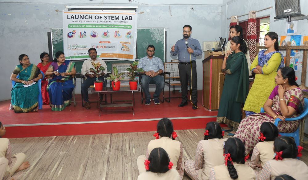 Iopex technologies partners with Bhumi NGO to provide STEM education to 1,500 girl students