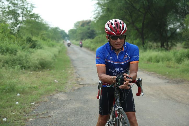 6000 km in 37 days on bicycle: 66-year Delhi entrepreneur Gagan Khosla’s yet another journey for a ‘cause’