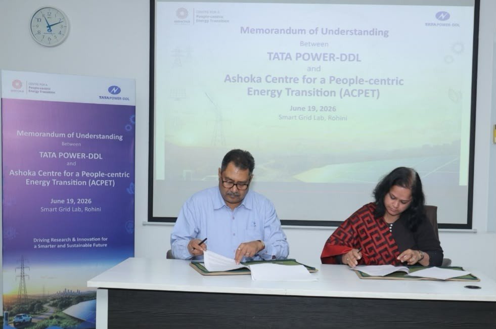 ACPET and Tata Power-DDL Partner to Accelerate Research and Innovation for India’s Energy Transition