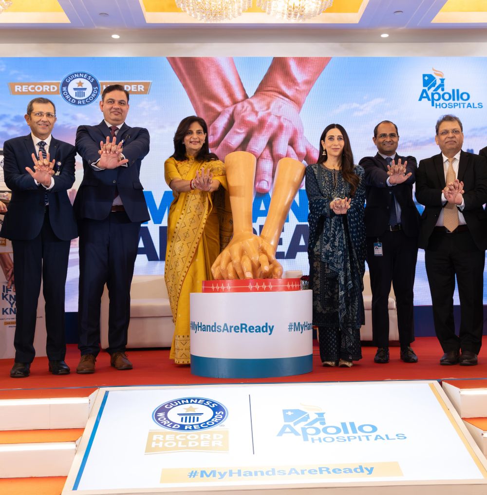 Apollo Hospitals Navi Mumbai Sets World Record with 61,221 CPR Pledges