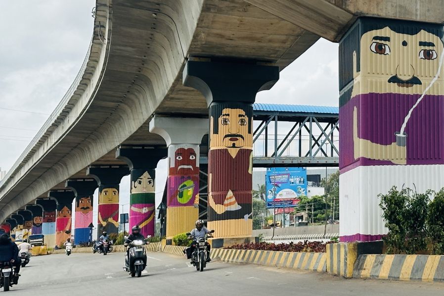 Biocon Foundation Dedicates Metro Pillars Public Art Project To ‘Everyday Champions’ Of Bengaluru