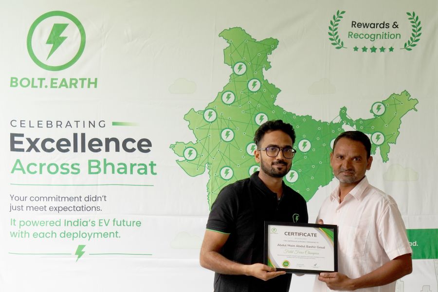 Bolt.Earth Recognises EV Charging Technicians, Expands Skilled Workforce Across India