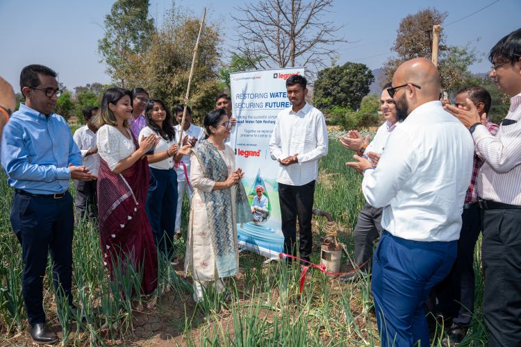 Group Legrand India Launches Water Table Recharge Project In Maharashtra