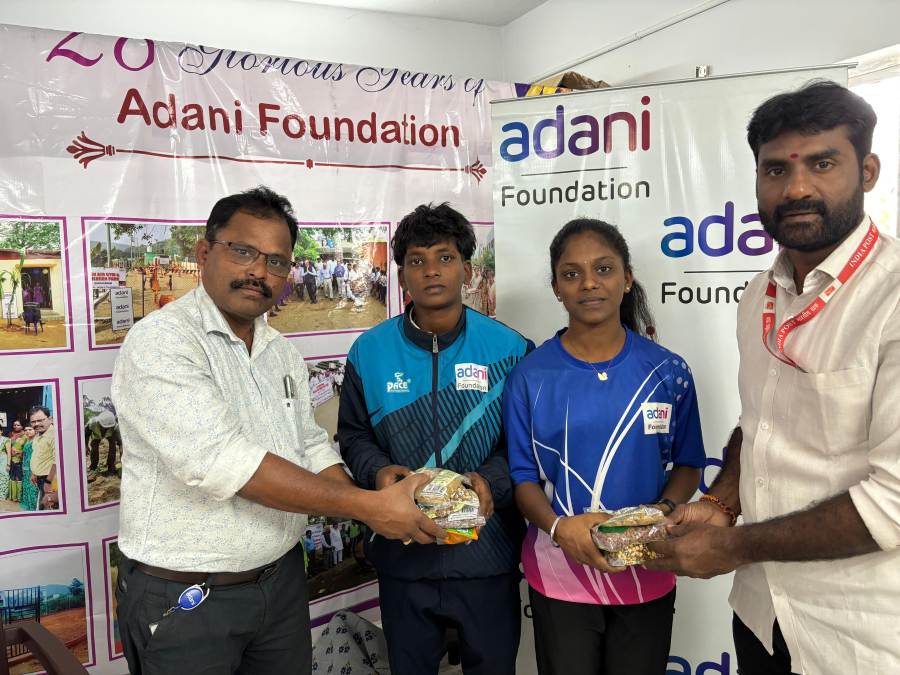 Adani Foundation at Gangavaram Supports Young Athletes Through Structured Coaching and Training