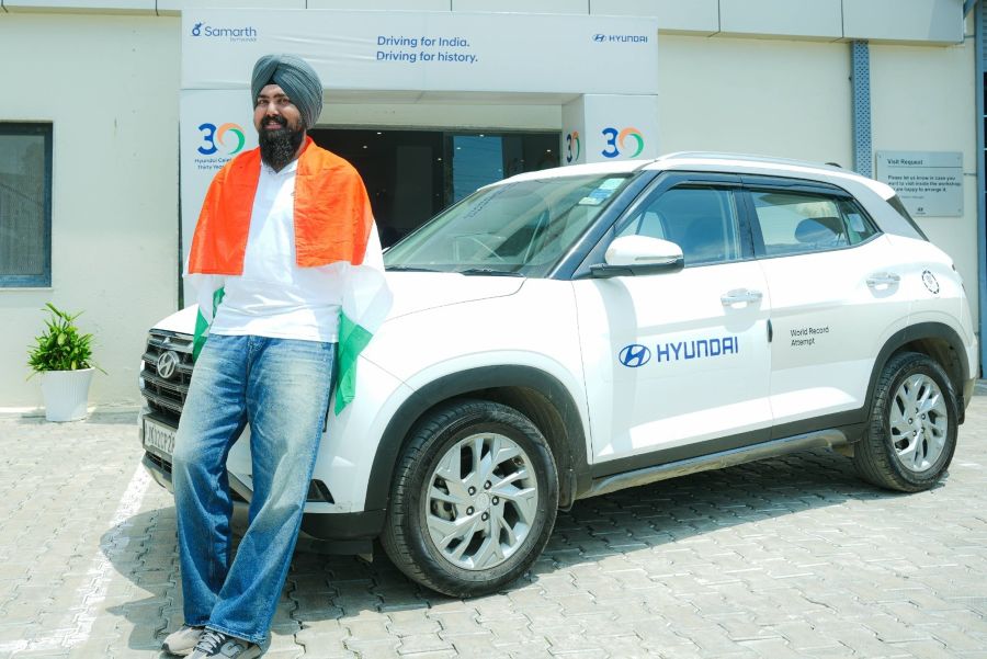 Hyundai Supports Para-Athlete Chandeep Singh’s Record 7,000-km Expedition Under ‘Samarth by Hyundai’
