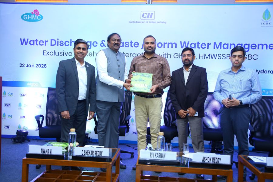 IGBC and GHMC Hold Stakeholder Dialogue on Stormwater and Water Discharge Management in Hyderabad