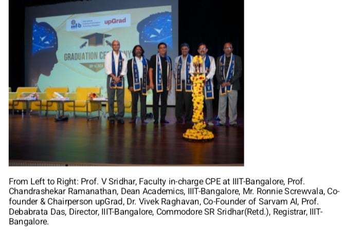 IIIT-Bangalore Honours Nearly 4K AI-Skilled Graduates At Largest Graduation Ceremony With upGrad