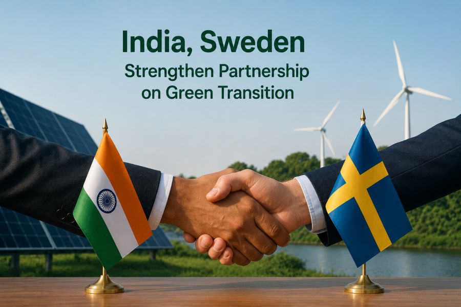India, Sweden Strengthen Partnership on Green Transition