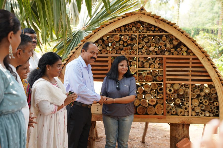 EY GDS Partners with Bhumi and Vibhinna India Foundation to Create Insect Cafes for Sustainability