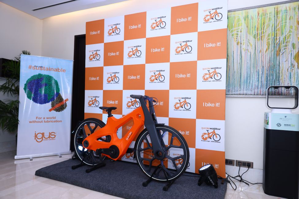 igus Unveils World’s First Bicycle Made From Recycled Ocean Plastics