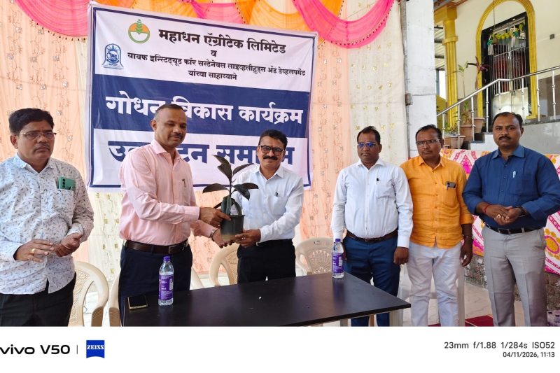 Mahadhan Launches Livestock Development Project in Beed to Boost Farmers’ Income