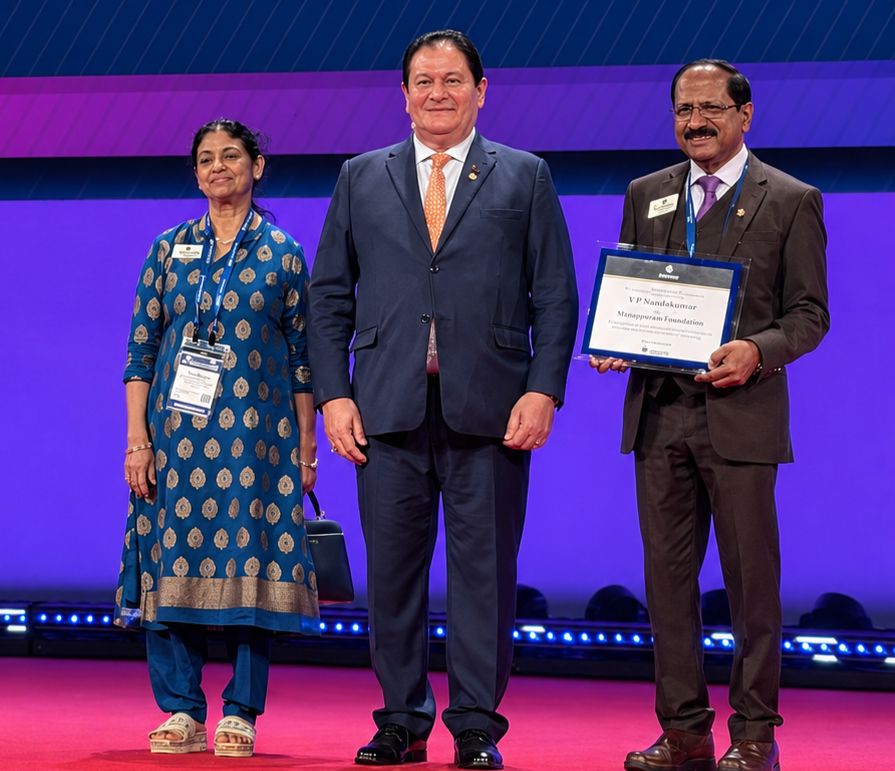 V.P. Nandakumar Donates US$1.5 Million to Lions Clubs International Foundation
