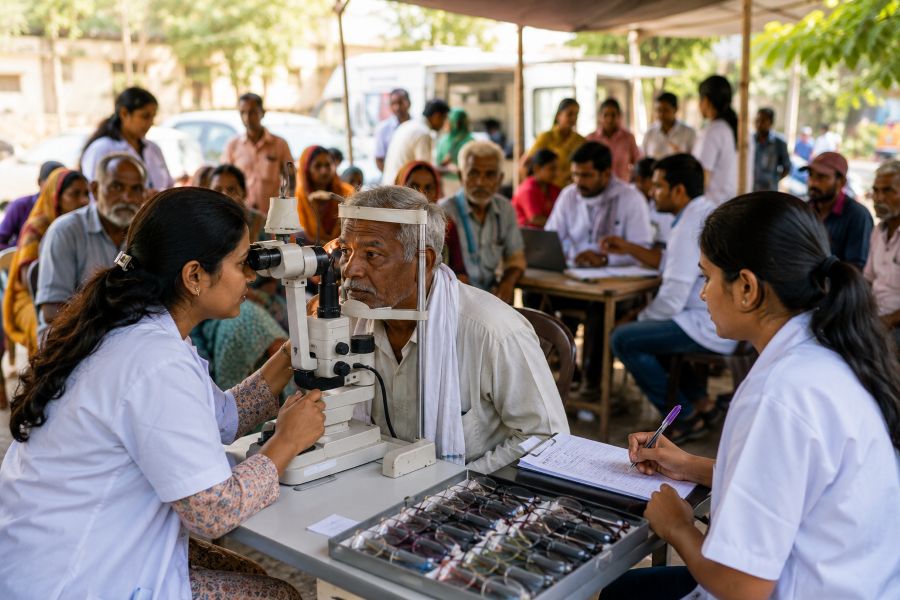 Maxivision and Sightsavers India Expand Community Eye Care Outreach