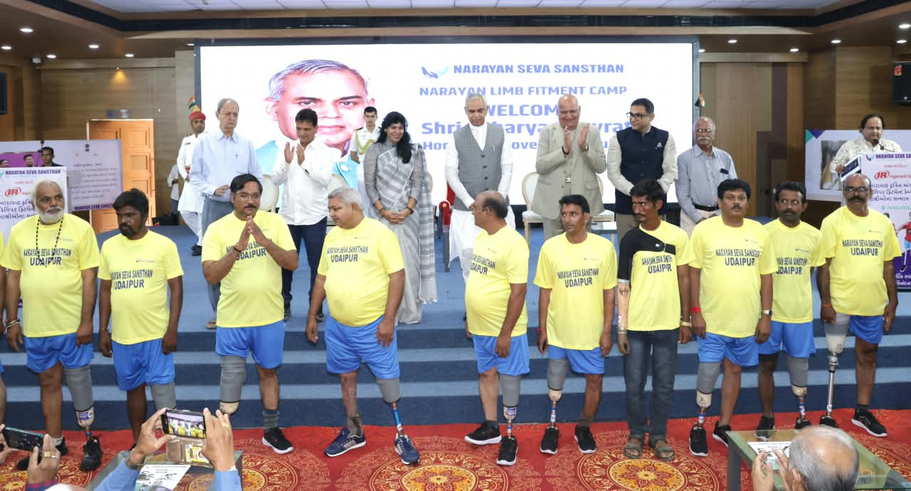 Narayan Seva Sansthan Provides Artificial Limbs to 335 Divyangjans in Ahmedabad