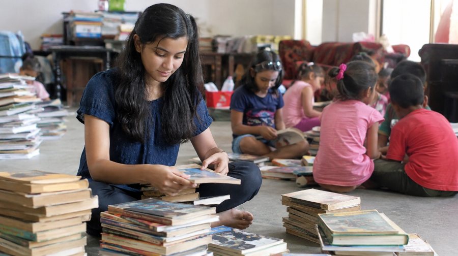 How a 16-year-old is transforming discarded books into new beginnings for thousands of children