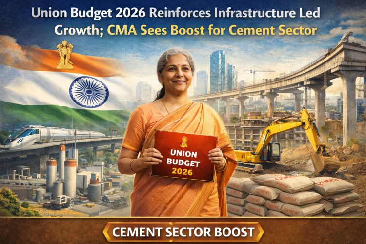 Union Budget 2026–27 Strengthens Infrastructure Push, Boosts Cement Sector Outlook: CMA