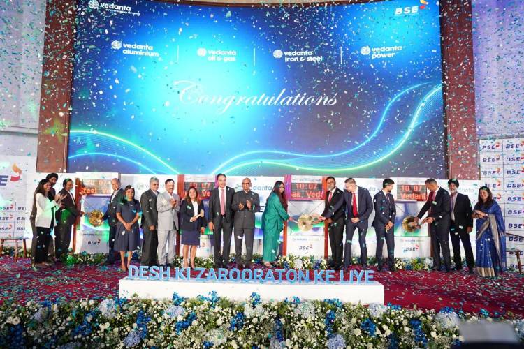 Vedanta’s Four Demerged Businesses Begin Trading on BSE and NSE