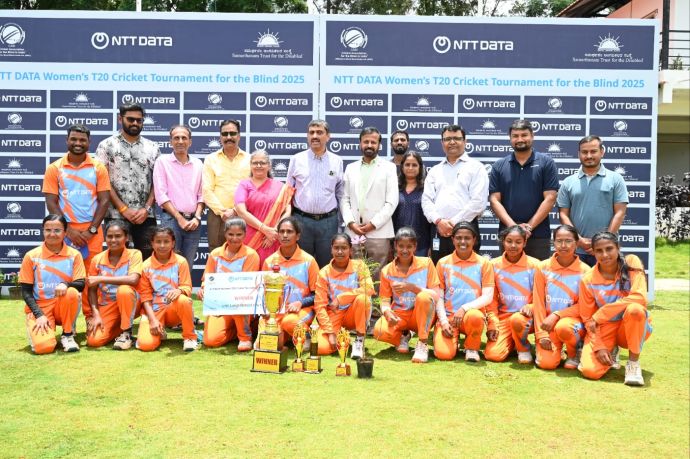 India Orange Wins NTT DATA Women’s T20 Cricket Tournament for the Blind 2025