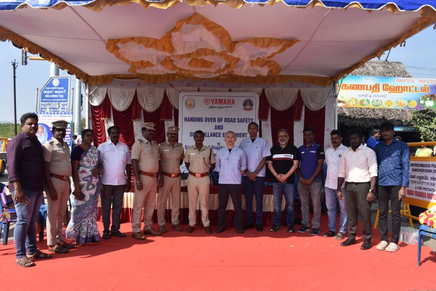 India Yamaha Motor Launches Road Safety Project in Sriperumbudur