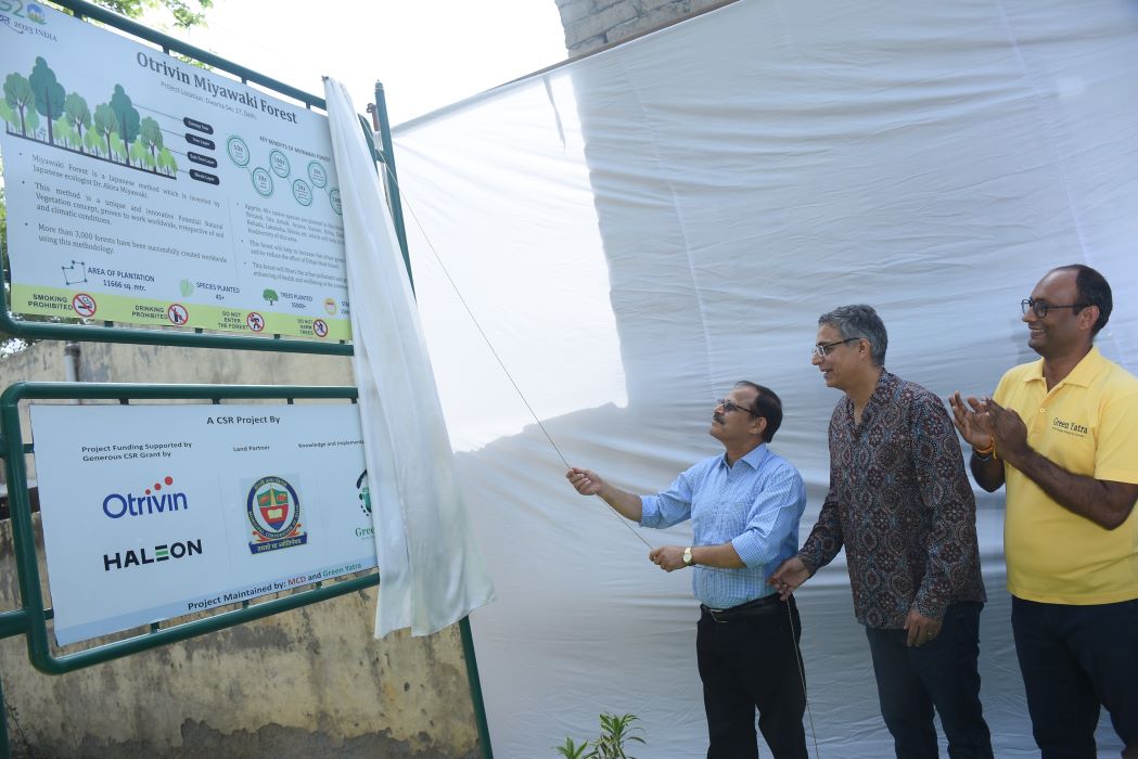 Haleon India In Partnership With Green Yatra Inaugurates Otrivin Miyawaki Urban Forest In Delhi
