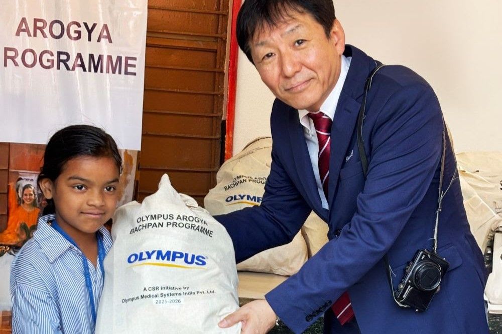 Olympus India Benefits 7K Children Across 30 Schools With Its CSR Initiatives
