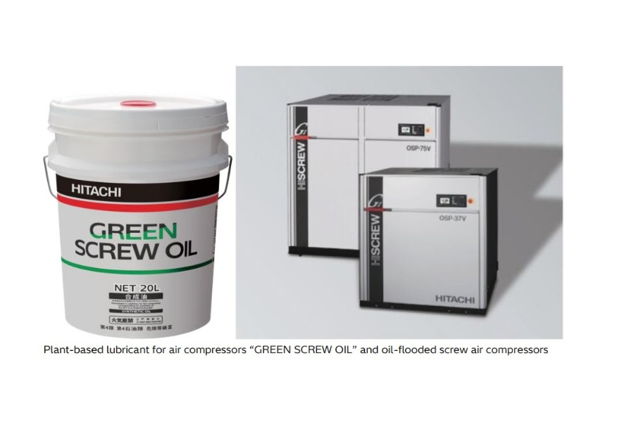 Hitachi Industrial Equipment Systems Launches Plant-Based Lubricant to Cut Air Compressor Emissions