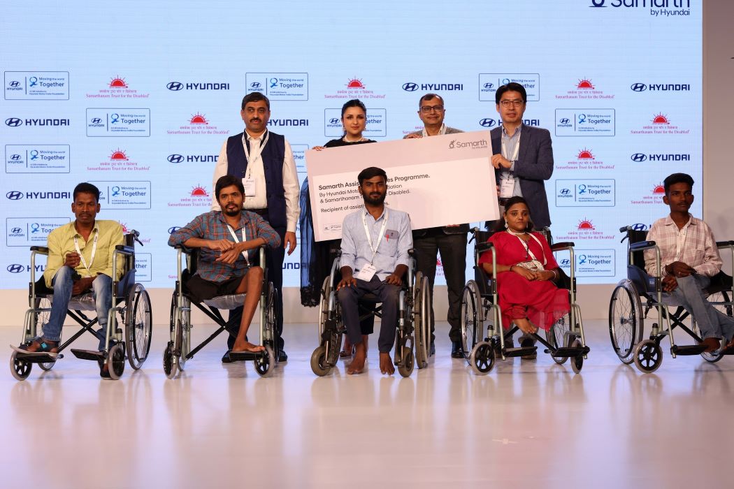 Hyundai Motor India Provides Assistive Devices To People With Disabilities